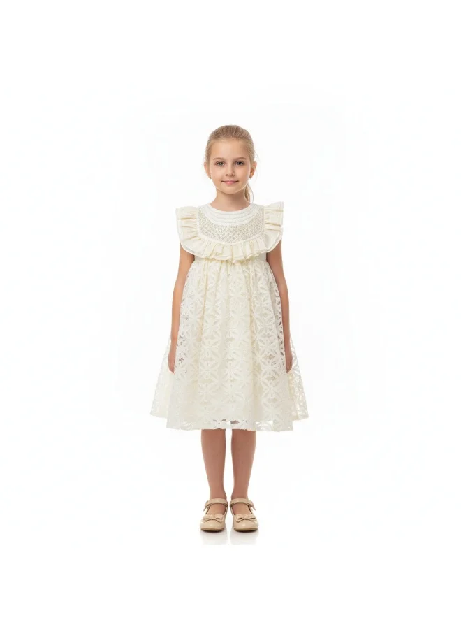 D'Daniela Floral Lace Dress